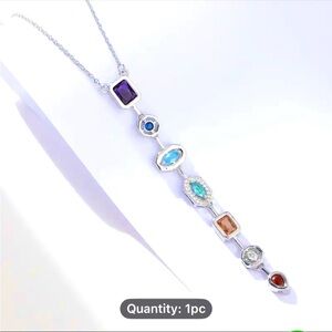 NEW Multi-pendant Plunge Necklace